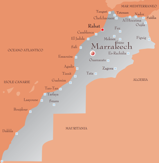 mappa
                      marocco